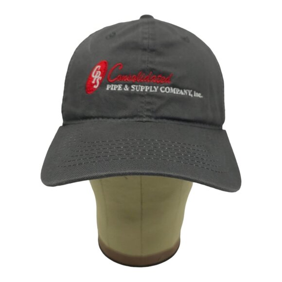 Consolidated Pipe Supply Company Logo Mesh Strapback Cap Trucker Baseball Hat - Picture 10 of 14